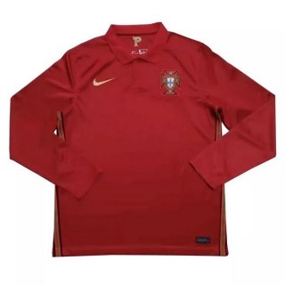 Maillot Portugal Domicile ML 2020 Rouge Pas Cher