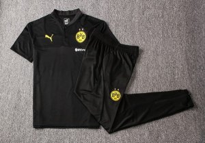 Polo Borussia Dortmund Ensemble Complet 2019 2020 Noir Jaune Pas Cher
