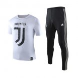 Entrainement Juventus Ensemble Complet 2019 2020 Blanc Noir Pas Cher