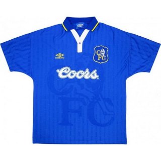 Maillot Chelsea Domicile ML Retro 1997 Bleu Pas Cher Maillot Chelsea Domicile ML Retro 1997 Bleu Pas Cher
