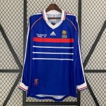 Thailande Maillot France Domicile ML Retro 1998