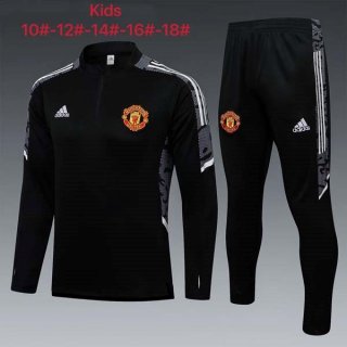 Enfant Training Top Manchester United 2022 Noir Enfant Training Top Manchester United 2022 Noir