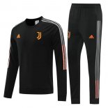 Survetement Juventus 2021 2022 Noir Orange Pas Cher