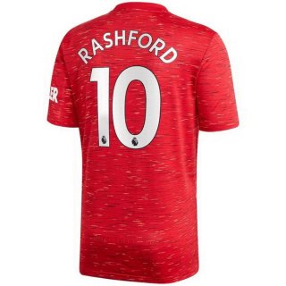Maillot Manchester United NO.10 Rashford Domicile 2020 2021 Rouge Pas Cher Maillot Manchester United NO.10 Rashford Domicile 2020 2021 Rouge Pas Cher