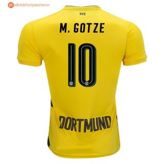 Maillot Borussia Dortmund Domicile M Gotze 2017 2018 Pas Cher