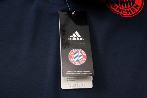 Polo Ensemble Complet Bayern Munich 2019 2020 Bleu Gris Pas Cher