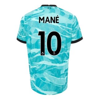 Maillot Liverpool NO.10 Mane Exterieur 2020 2021 Bleu Pas Cher