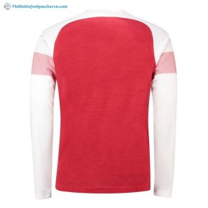 Maillot Arsenal Domicile ML 2018 2019 Rouge Pas Cher