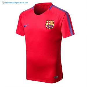 Entrainement Barcelona Conjunto Completo 2017 2018 Rouge Pas Cher