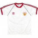 Thailande Maillot Manchester United Exterieur Retro 1991 Blanc Pas Cher