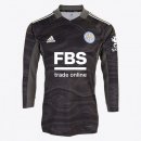 Thailande Maillot Leicester City Gardien ML 2021 2022 Noir Pas Cher