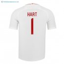 Maillot Angleterre Domicile Hart 2018 Blanc Pas Cher