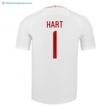 Maillot Angleterre Domicile Hart 2018 Blanc Pas Cher