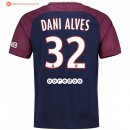 Maillot Paris Saint Germain Domicile Dani Alves 2017 2018 Pas Cher