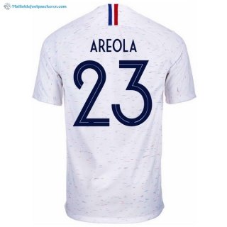 Maillot France Exterieur Areola 2018 Blanc Pas Cher