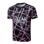 Maillot Entrainement PSG 2025 2026 Noir Rosa 3