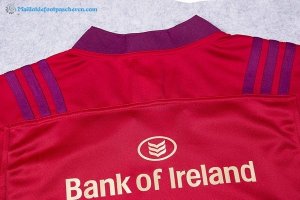 Maillot Rugby Munster Domicile 2017 2018 Rouge Pas Cher