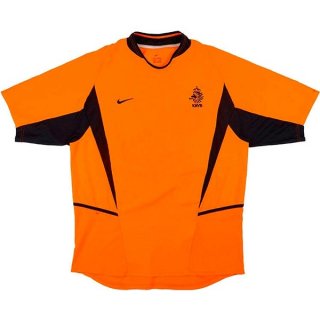 Thailande Maillot Pays-Bas Domicile Retro 2002 Orange Pas Cher