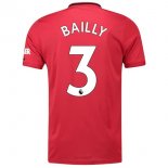 Maillot Manchester United NO.3 Bailly Domicile 2019 2020 Rouge