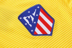 Polo Ensemble Complet Atlético de Madrid 2018 2019 Jaune Pas Cher