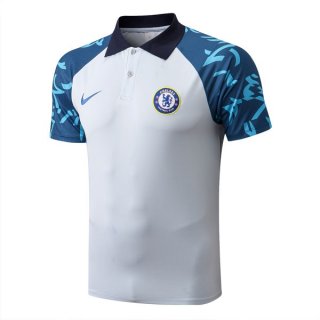 Polo Chelsea 2022 2023 Blanc Polo Chelsea 2022 2023 Blanc
