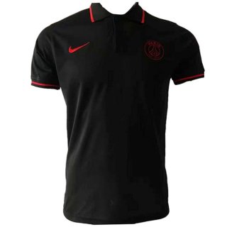 Polo Paris Saint Germain 2019 2020 Noir Rouge Pas Cher Polo Paris Saint Germain 2019 2020 Noir Rouge Pas Cher