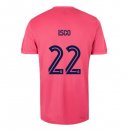 Maillot Real Madrid Exterieur NO.22 Isco 2020 2021 Rose Pas Cher