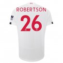 Maillot Liverpool NO.26 Robertson Exterieur 2019 2020 Blanc Pas Cher