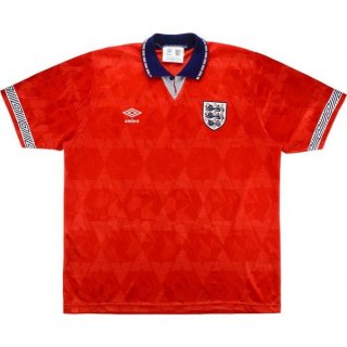 Thailande Maillot Angleterre Exterieur Retro 1990 Rouge Pas Cher Thailande Maillot Angleterre Exterieur Retro 1990 Rouge Pas Cher