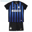 Maillot Inter de Milán Domicile Enfant 2018 2019 Bleu Pas Cher