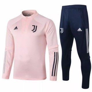 Survetement Juventus 2020 2021 Rose Bleu Pas Cher