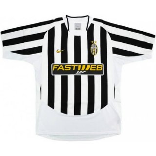 Thailande Maillot Juventus Domicile Retro 2003 2004 Noir Blanc Thailande Maillot Juventus Domicile Retro 2003 2004 Noir Blanc