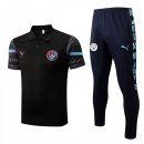 Polo Manchester City Ensemble Complet 2022 2023 Noir