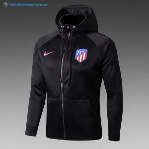 Survetement Atlético de Madrid 2017 2018 Noir Marine Pas Cher