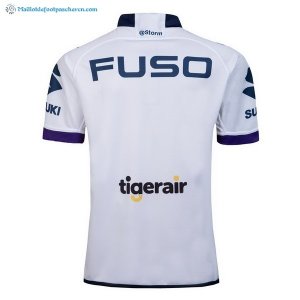 Maillot Rugby Melbourne Storm Exterieur 2018 Blanc Pas Cher